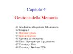 Gestione della Memoria - slide 1