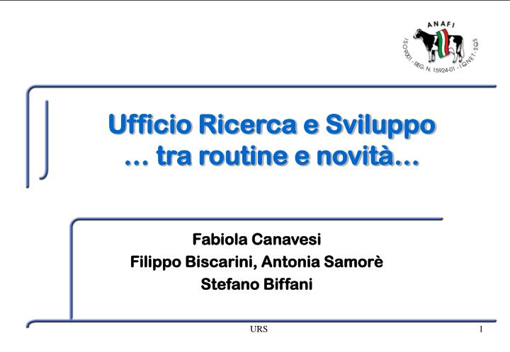 ufficio ricerca e sviluppo tra routine e novit