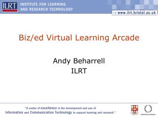 Biz/ed Virtual Learning Arcade