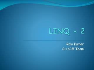 linq 2