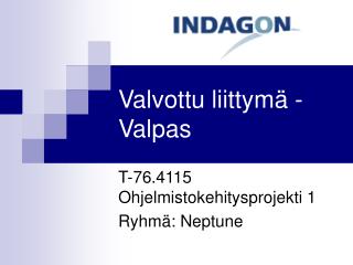 valvottu liittym valpas