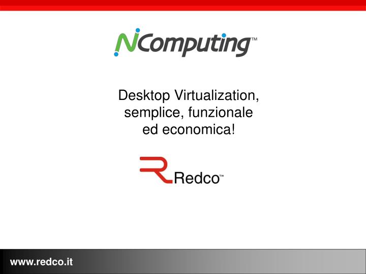 desktop virtualization semplice funzionale ed economica