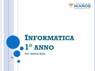 informatica 1 anno