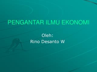 pengantar ilmu ekonomi