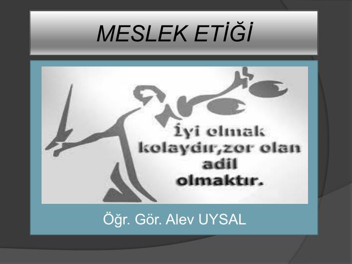 meslek et