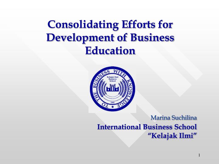 marina suchilina international business school kelajak ilmi