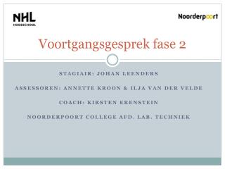 voortgangsgesprek fase 2