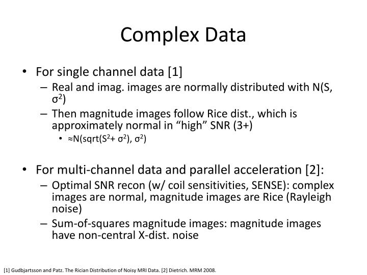 complex data
