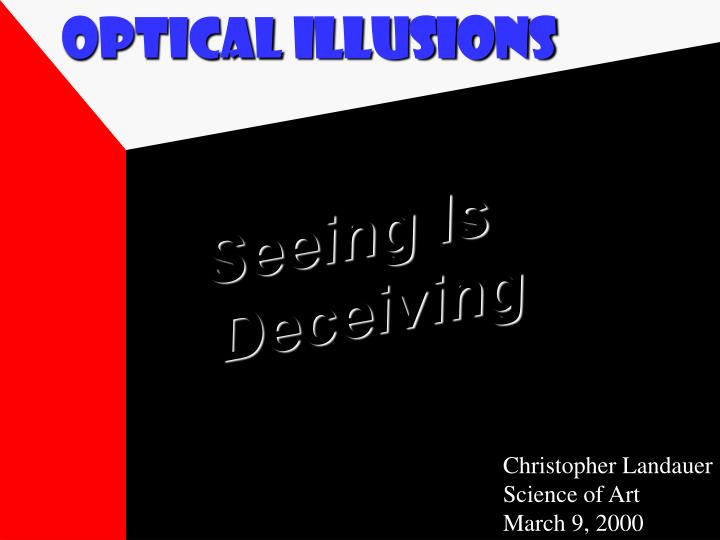 optical illusions