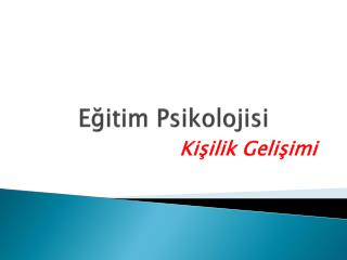 e itim psikolojisi