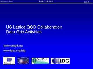 US Lattice QCD Collaboration Data Grid Activities