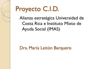 proyecto c i d