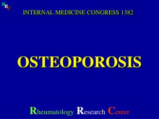 OSTEOPOROSIS