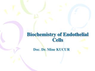 Biochemistry of Endothelial Cells