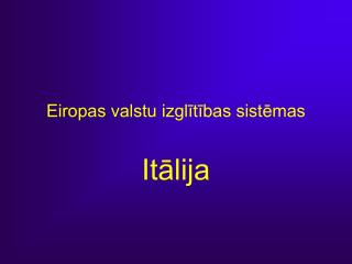 eiropas valstu izgl t bas sist mas