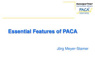 Essential Features of PACA