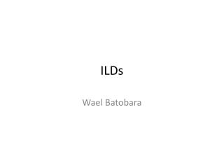 ILDs