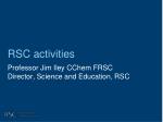 RSC activities - slide 1