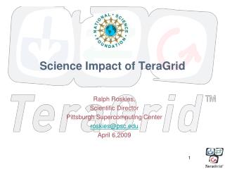 Science Impact of TeraGrid