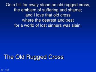 The Old Rugged Cross