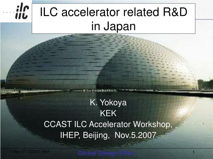 ilc accelerator related r d in japan