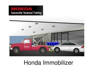 Honda Immobilizer