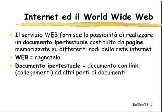 internet ed il world wide web