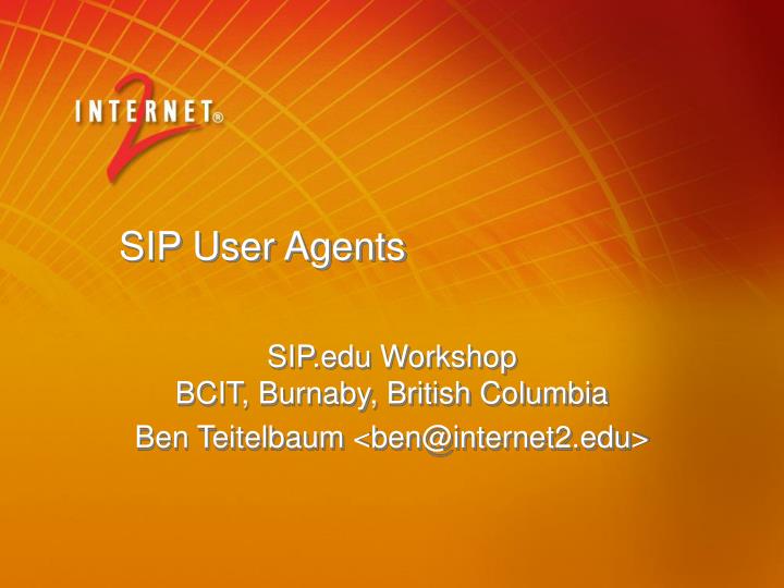 sip user agents