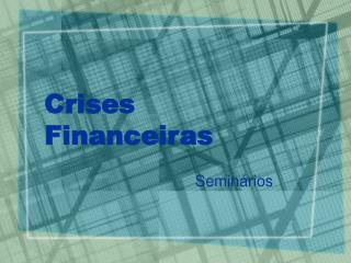 crises financeiras