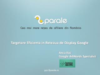 targetare eficienta in reteaua de display google