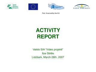 ACTIVITY REPORT