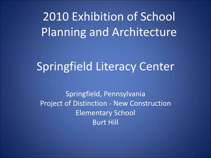 springfield literacy center