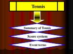 Tennis - slide 1