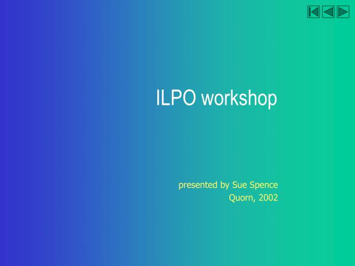 ilpo workshop