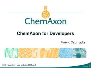 ChemAxon for Developers
