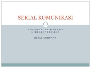 serial komunikasi