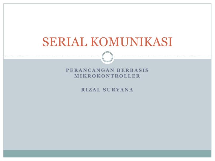 serial komunikasi