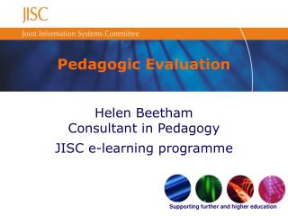 Pedagogic Evaluation