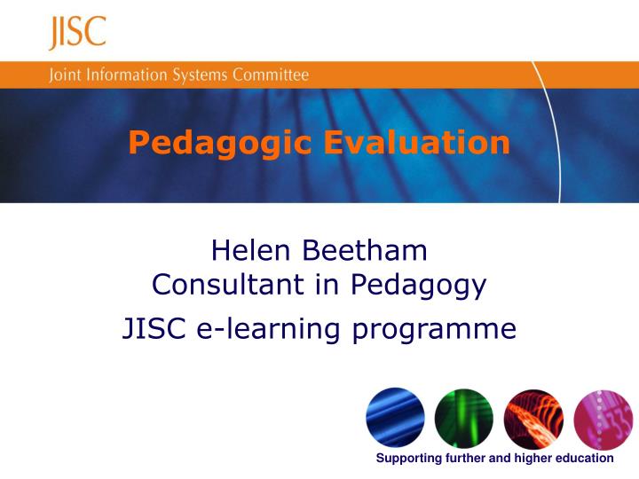 pedagogic evaluation