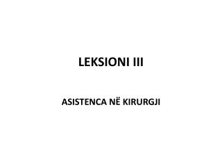 leksioni iii