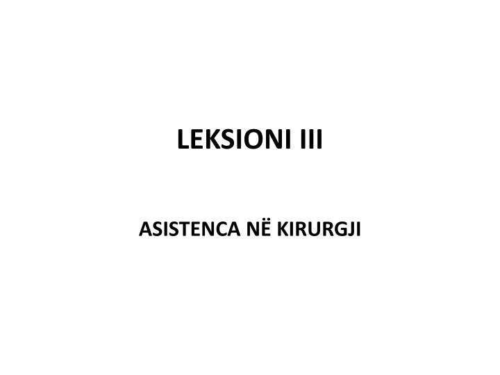 leksioni iii