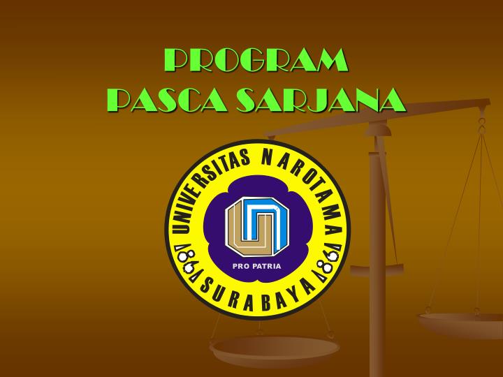 program pasca sarjana