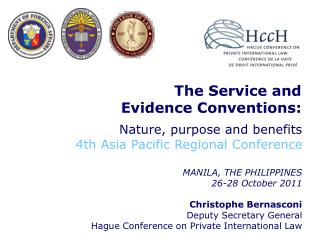 The Service and Evidence Conventions: