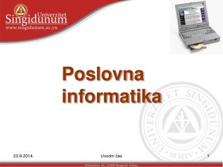 poslovna informatika
