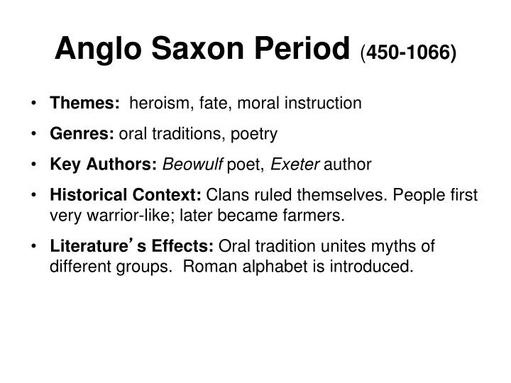 anglo saxon period 450 1066