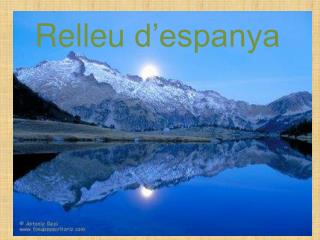 relleu d espanya