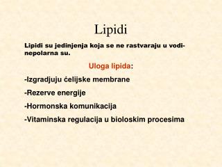 lipidi