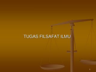 tugas filsafat ilmu