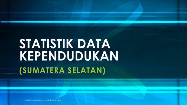 statistik data kependudukan