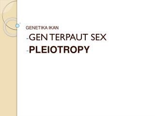 genetika ikan